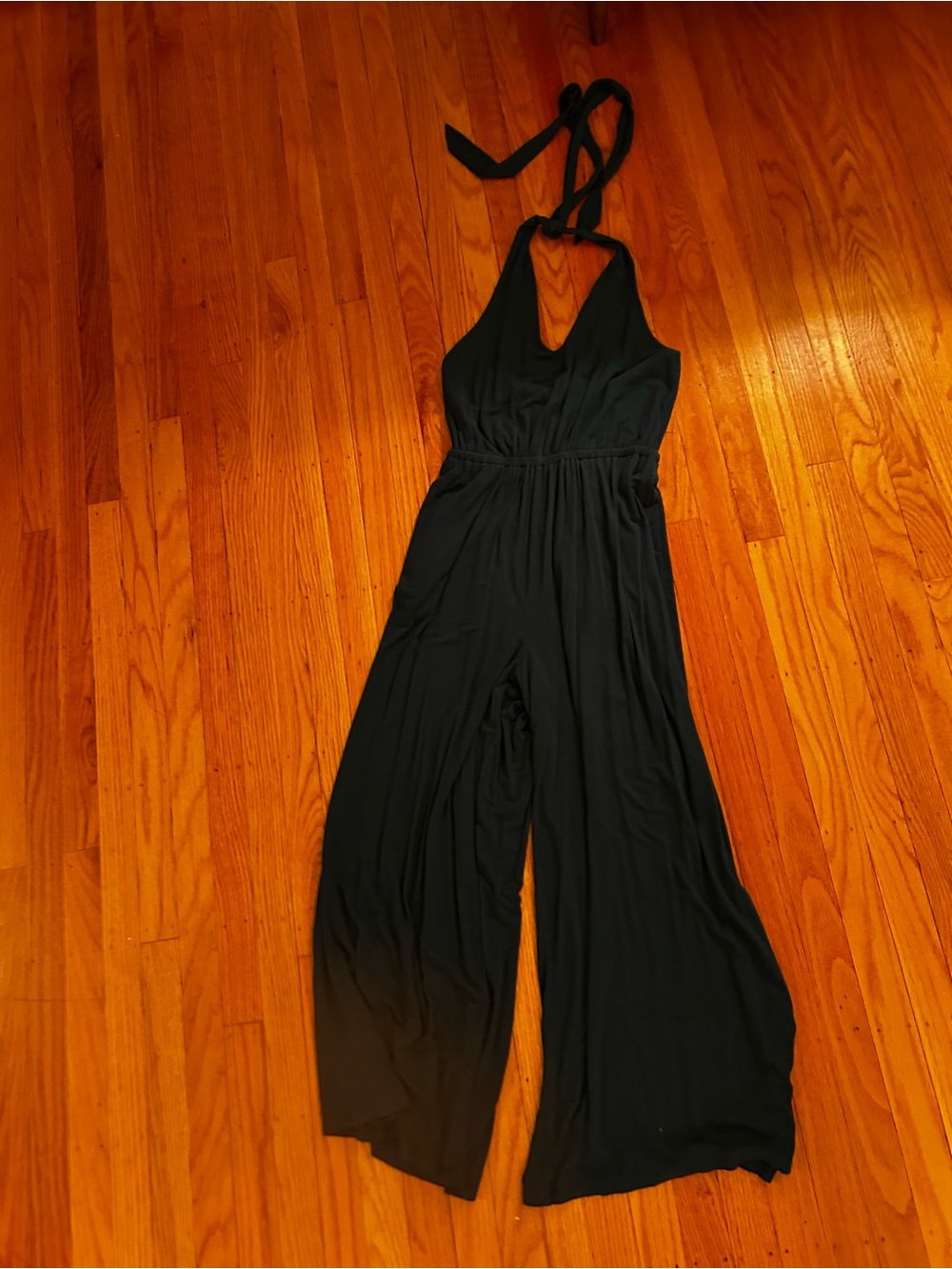 Old Navy | Women's Blue Halter Wide-Leg Jumpsuit | Small